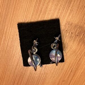 Beautiful pair of planet earrings!  
Brand New!